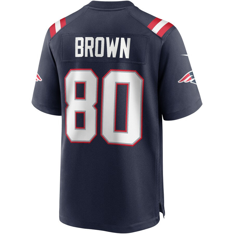 New England Patriots Troy NFL jersey front view
