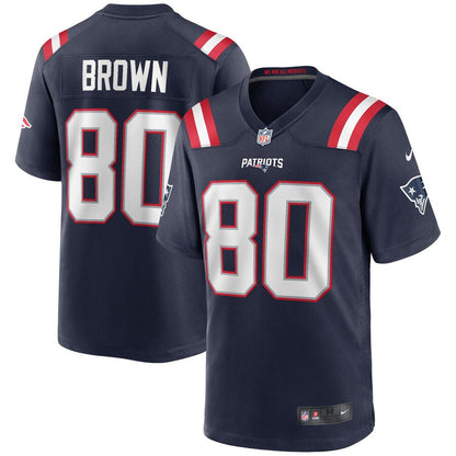 New England Patriots Troy NFL jersey front view