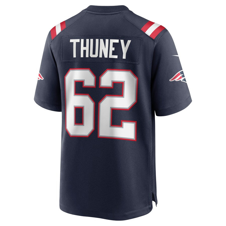 New England Patriots Joe Thuney NFL jersey front view