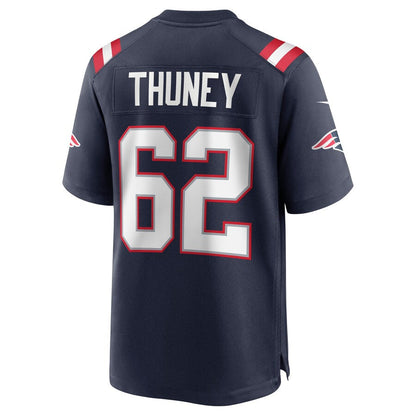 New England Patriots Joe Thuney NFL jersey front view