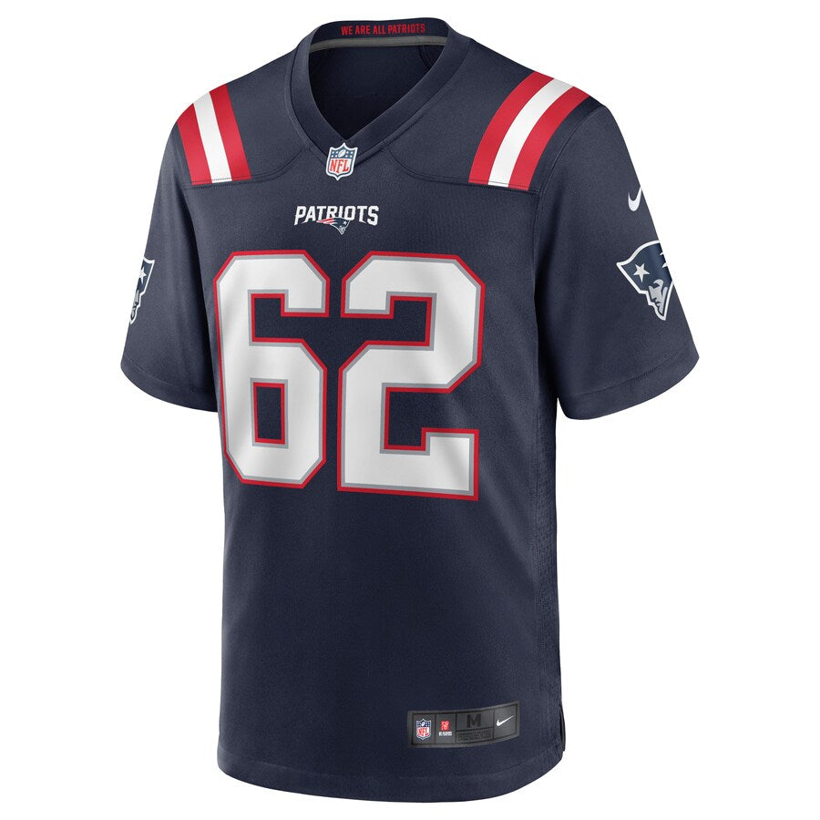 New England Patriots Joe Thuney NFL jersey front view