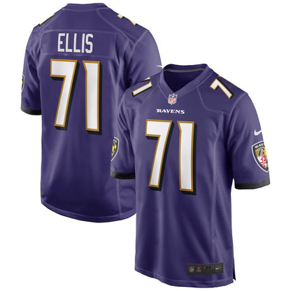 Baltimore Ravens Justin Ellis NFL jersey front view