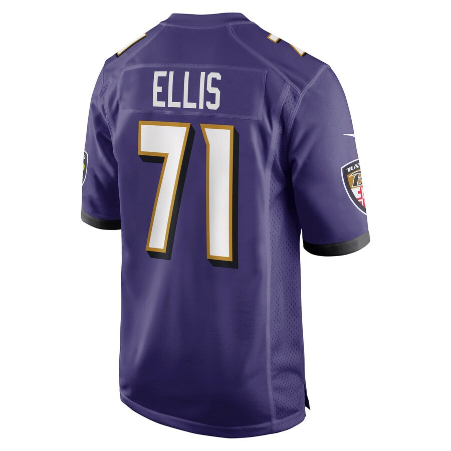 Baltimore Ravens Justin Ellis NFL jersey front view