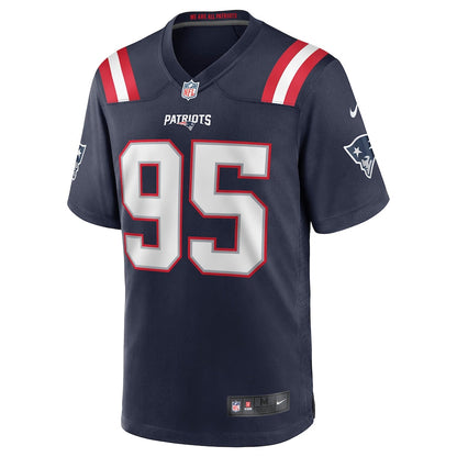 New England Patriots Derek Rivers NFL jersey front view