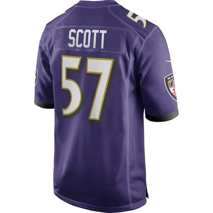Baltimore Ravens Bart Scott NFL jersey front view