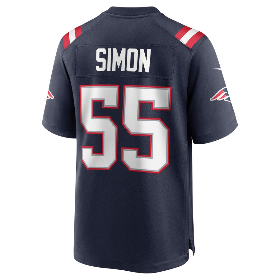New England Patriots John Simon NFL jersey front view