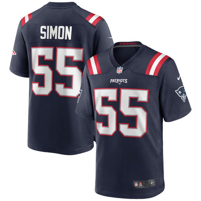 New England Patriots John Simon NFL jersey front view