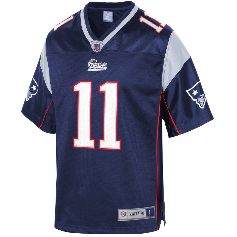 New England Patriots Drew Bledsoe NFL jersey front view