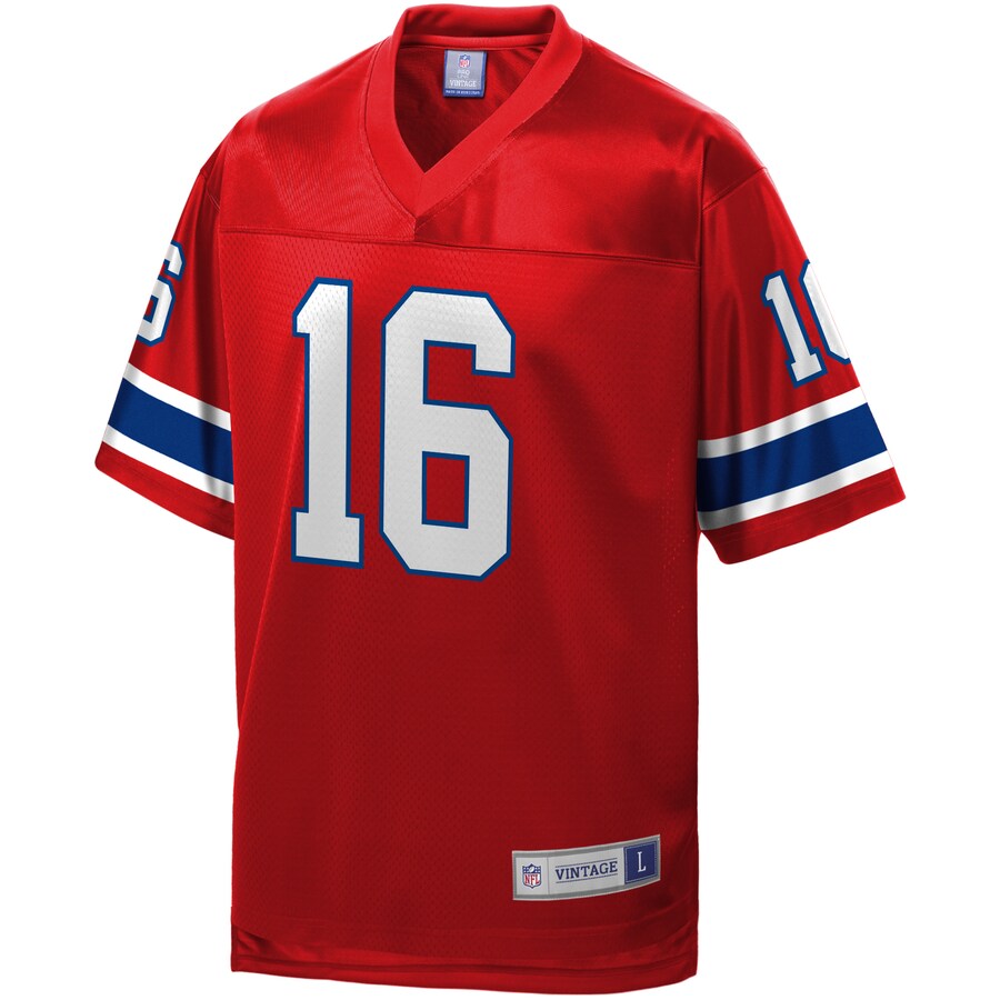 New England Patriots Jim Plunkett NFL jersey front view