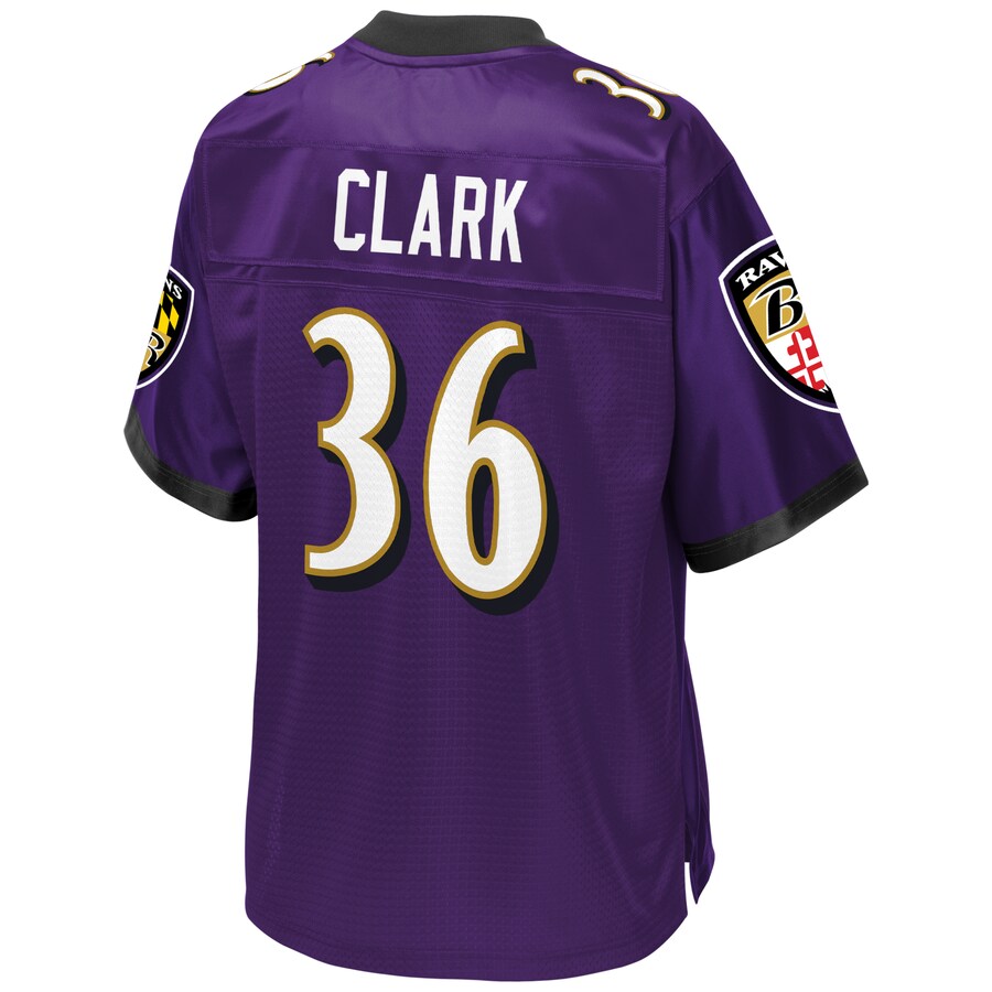 Baltimore Ravens Chuck Clark Big Tall NFL jersey front view