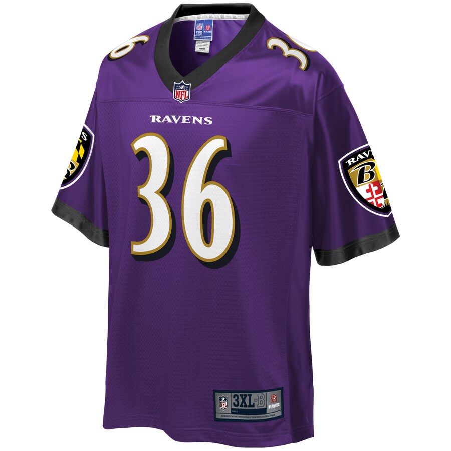 Baltimore Ravens Chuck Clark Big Tall NFL jersey front view