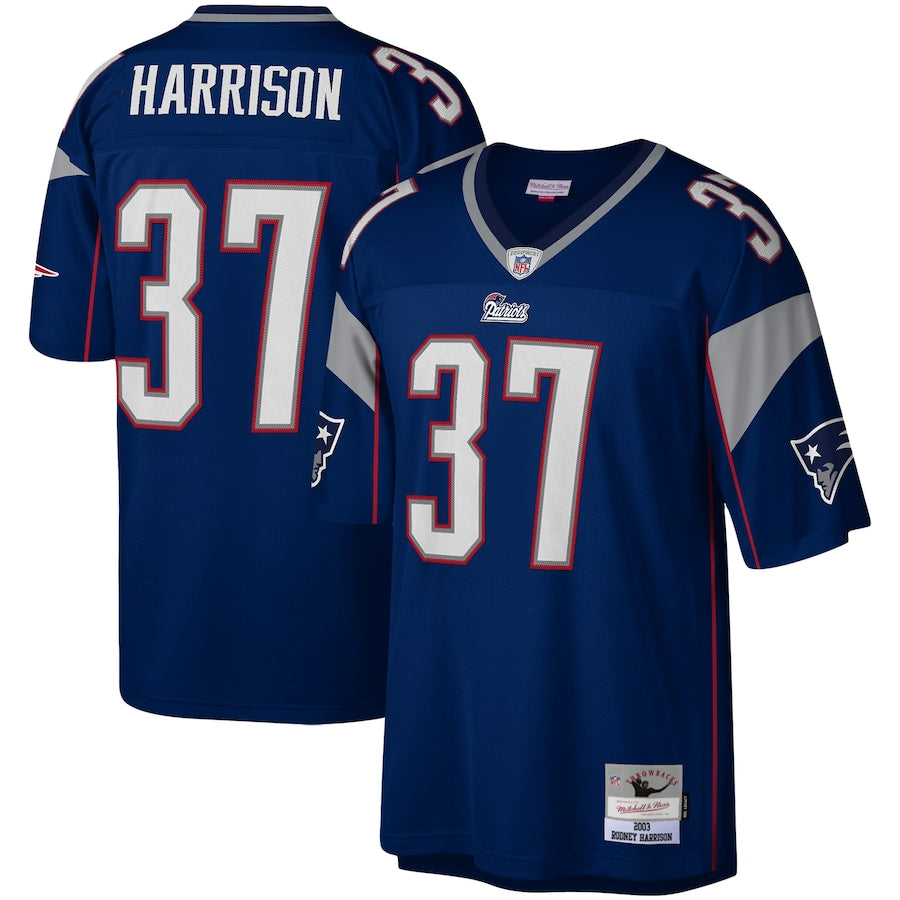 New England Patriots Rodney Harrison Legacy NFL jersey front view