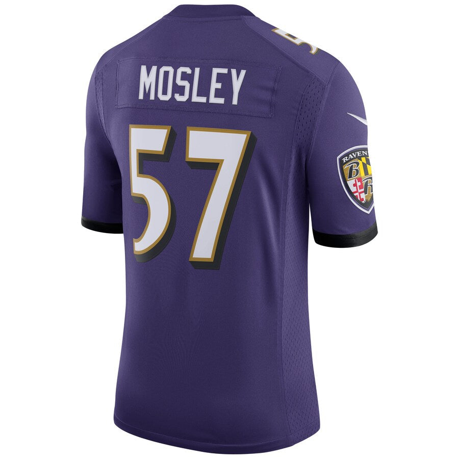 Baltimore Ravens Cj Mosley Speed Machine NFL jersey front view