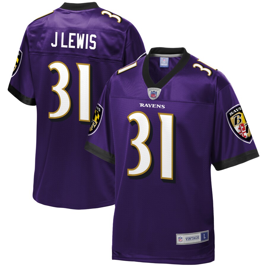 Baltimore Ravens Jamal Lewis NFL jersey front view