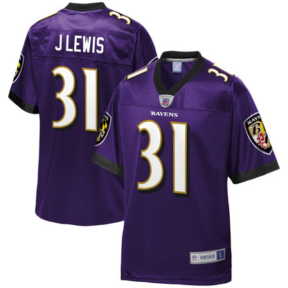 Baltimore Ravens Jamal Lewis NFL jersey front view