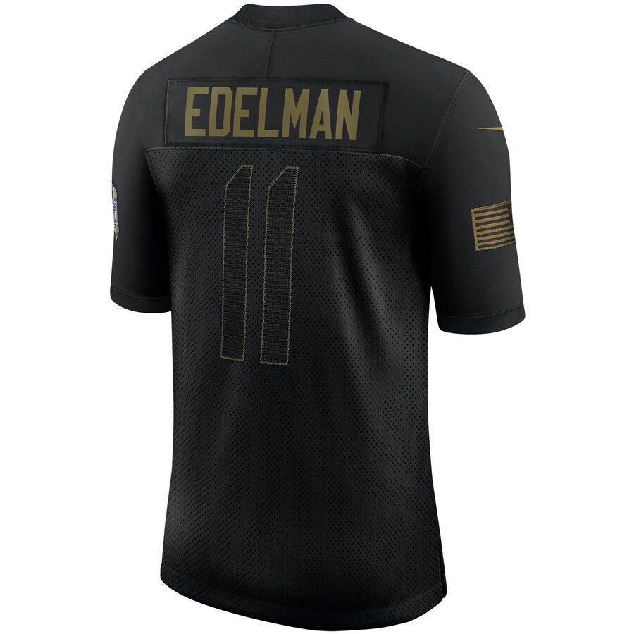 New England Patriots Julian Edelman Salute To Service NFL jersey front view