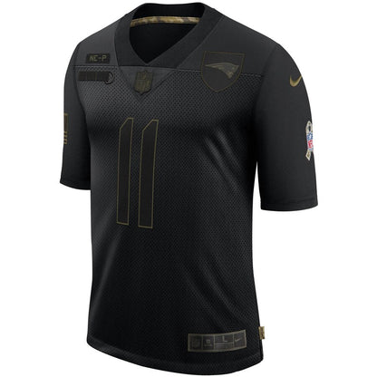 New England Patriots Julian Edelman Salute To Service NFL jersey front view
