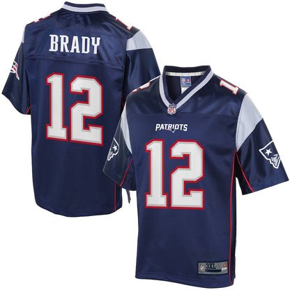 New England Patriots S Tom Brady Big Tall NFL jersey front view