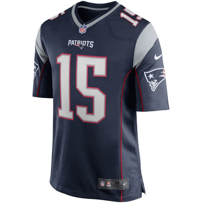 New England Patriots Nkeal Harry NFL jersey front view