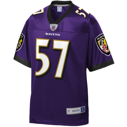 Baltimore Ravens Oj Brigance NFL jersey front view