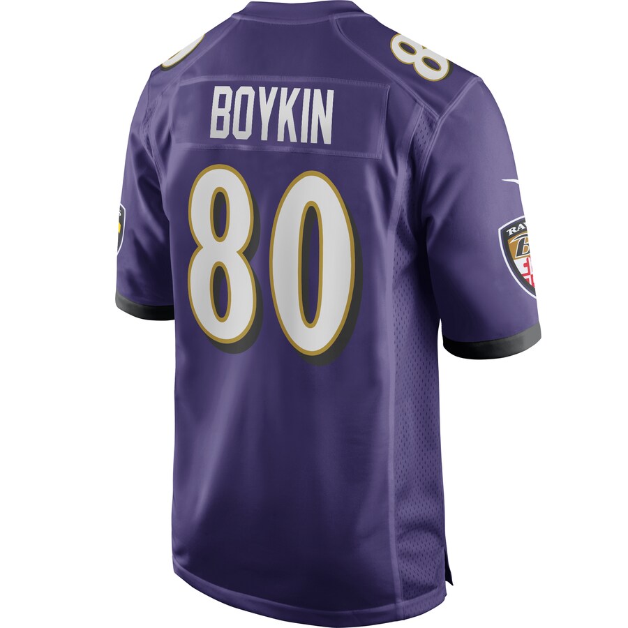 Baltimore Ravens Miles Boykin NFL jersey front view