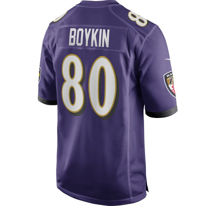 Baltimore Ravens Miles Boykin NFL jersey front view