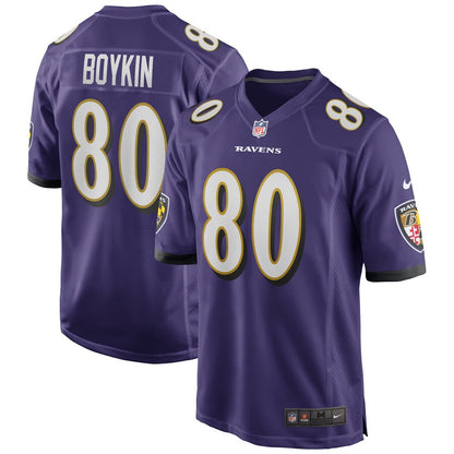 Baltimore Ravens Miles Boykin NFL jersey front view