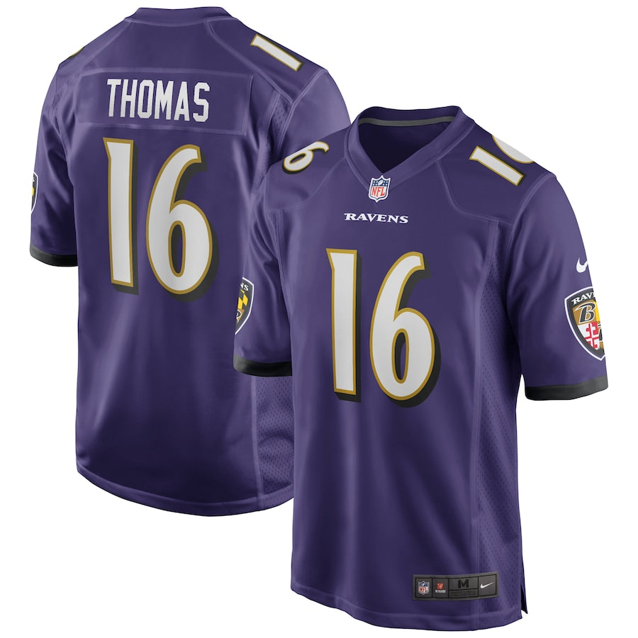 Baltimore Ravens Deanthony Thomas NFL jersey front view