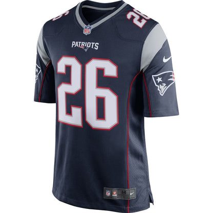 New England Patriots Sony Michel NFL jersey front view