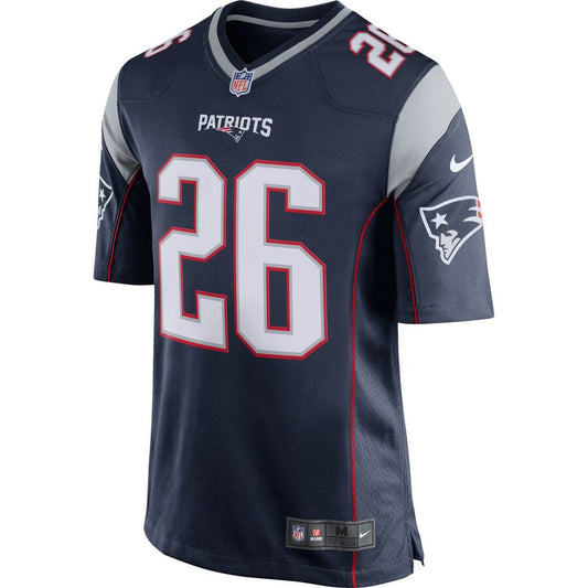New England Patriots Sony Michel NFL jersey front view
