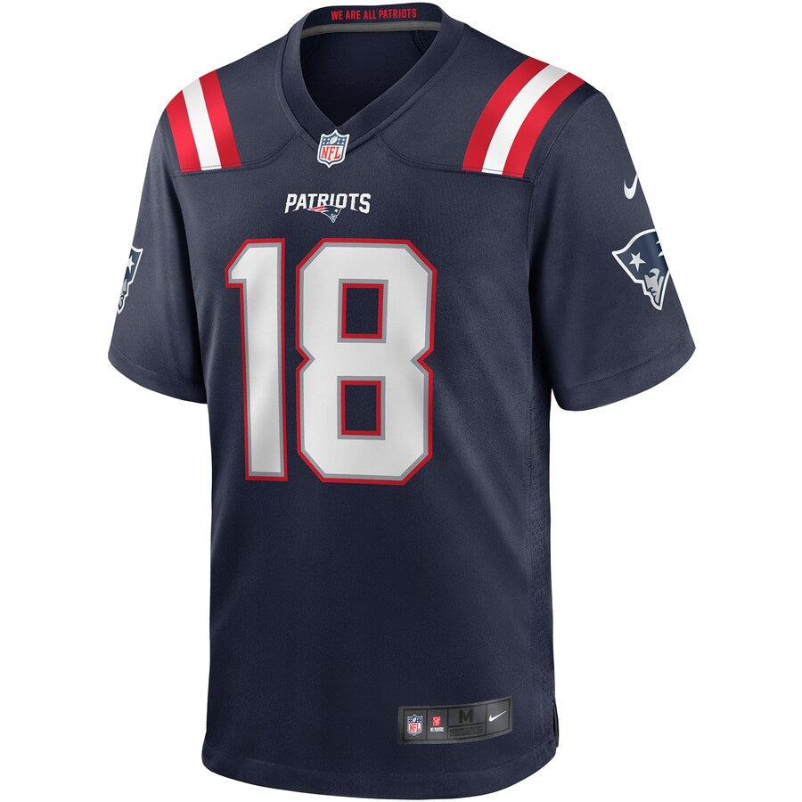 New England Patriots Matthew Slater NFL jersey front view