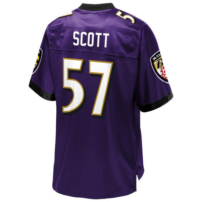 Baltimore Ravens Bart Scott NFL jersey front view