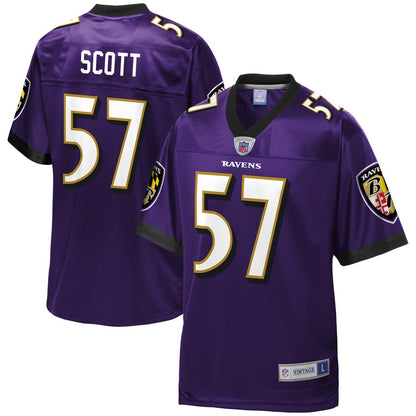Baltimore Ravens Bart Scott NFL jersey front view