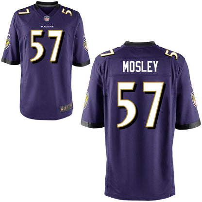 Baltimore Ravens S Cj Mosley NFL jersey front view