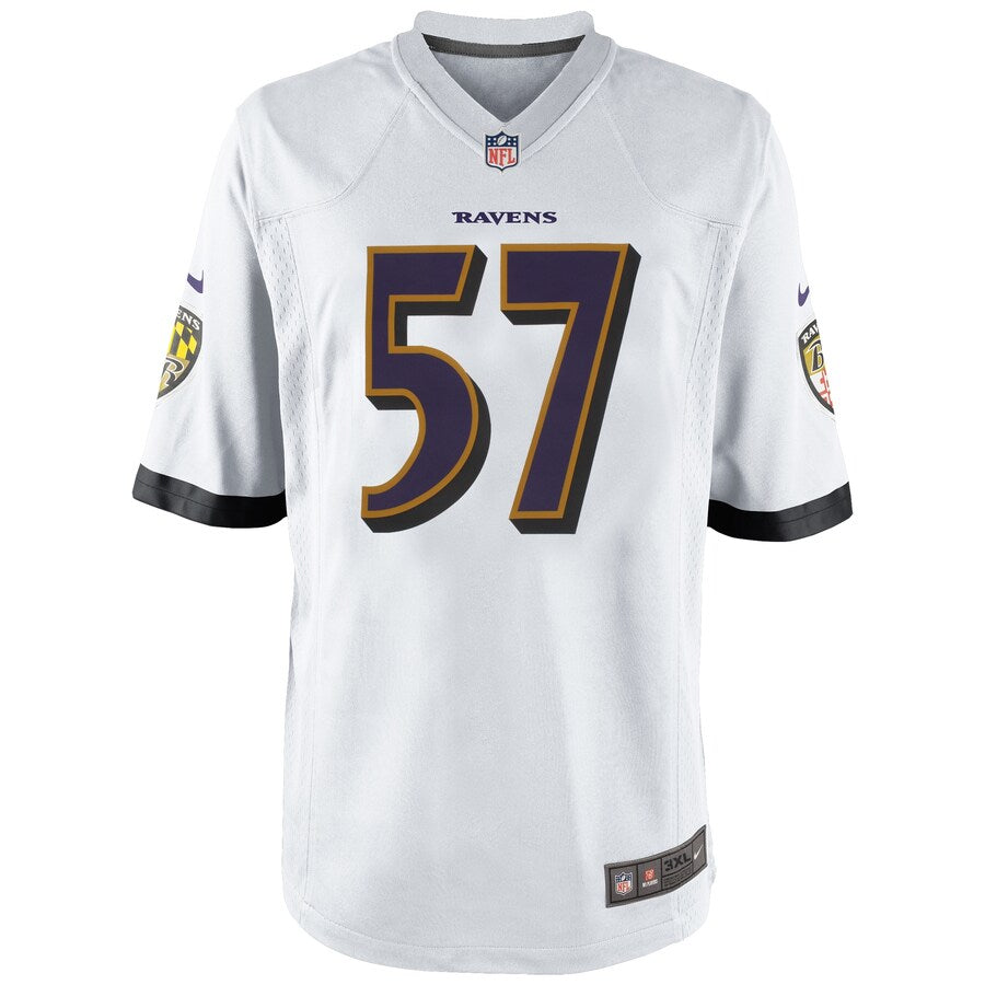 Baltimore Ravens S Cj Mosley NFL jersey front view