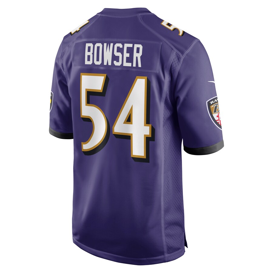 Baltimore Ravens Tyus Bowser NFL jersey front view