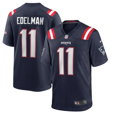 New England Patriots Julian Edelman NFL jersey front view