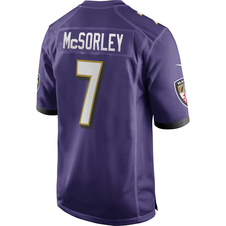 Baltimore Ravens Trace Mcsorley NFL jersey front view