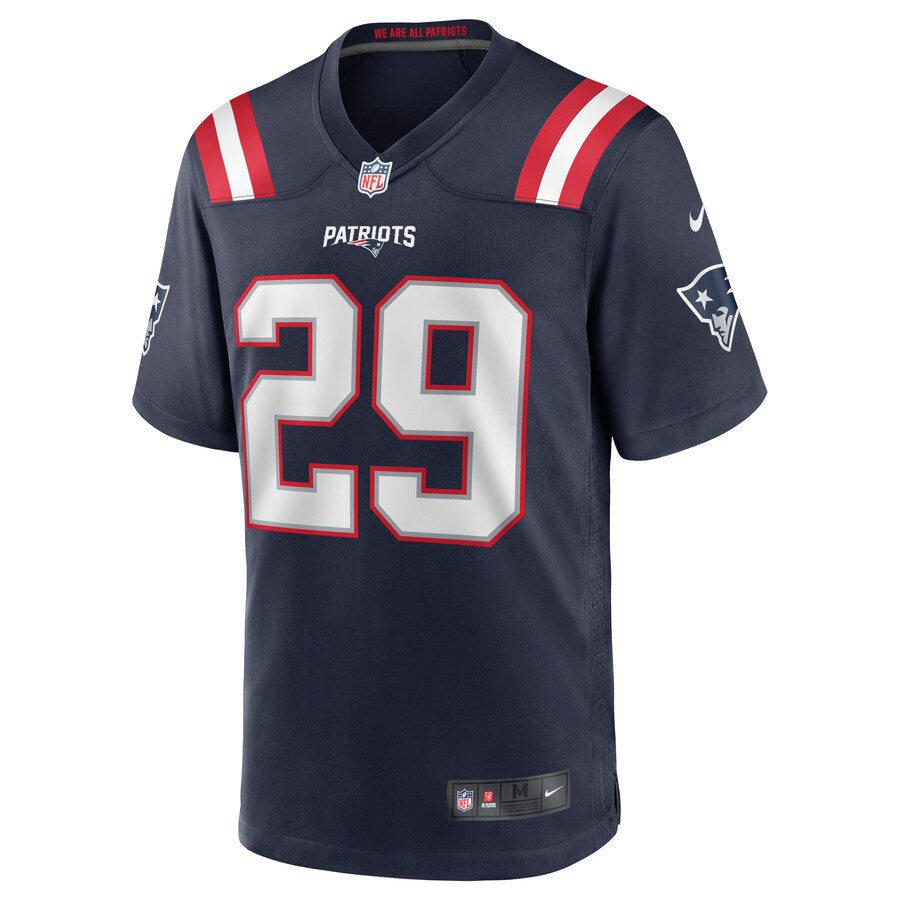 New England Patriots Justin Bethel NFL jersey front view