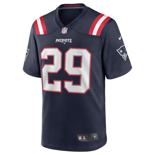 New England Patriots Justin Bethel NFL jersey front view