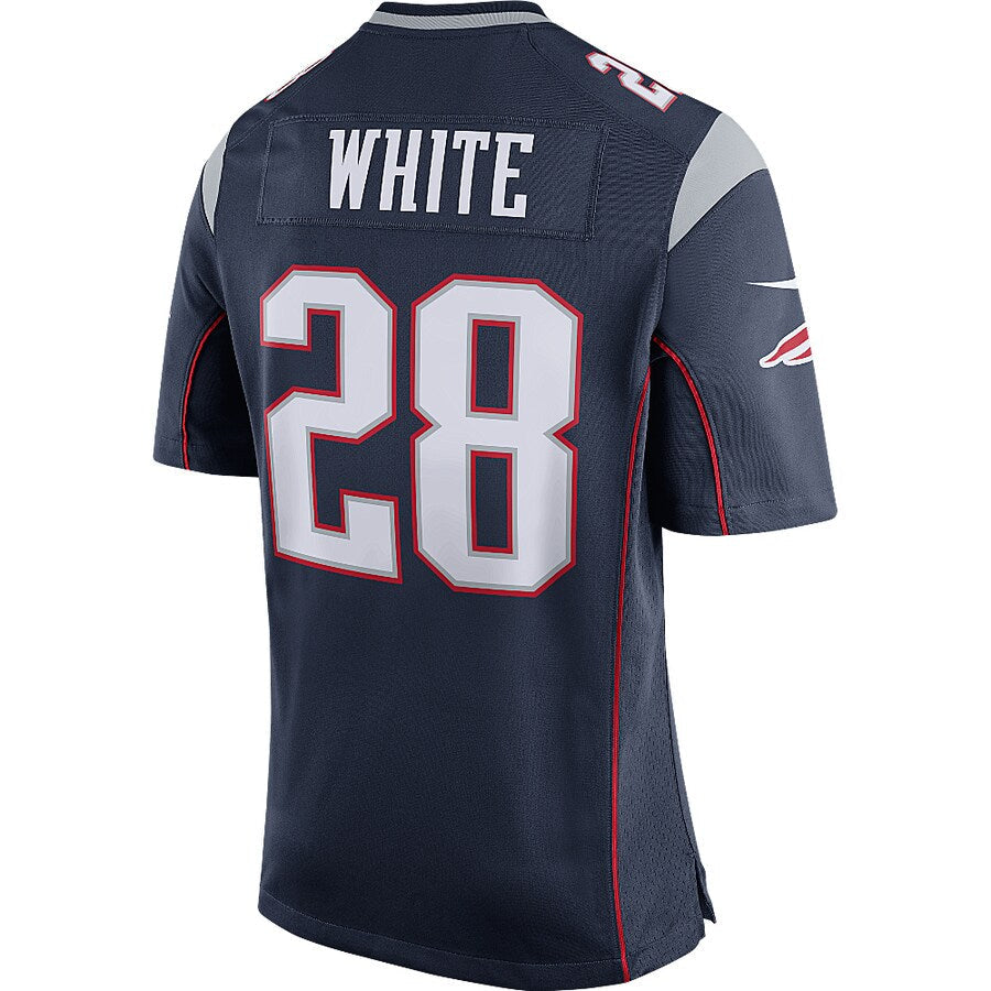 New England Patriots James NFL jersey front view