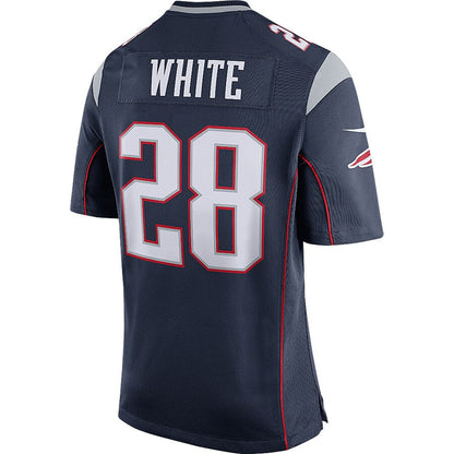 New England Patriots James NFL jersey front view