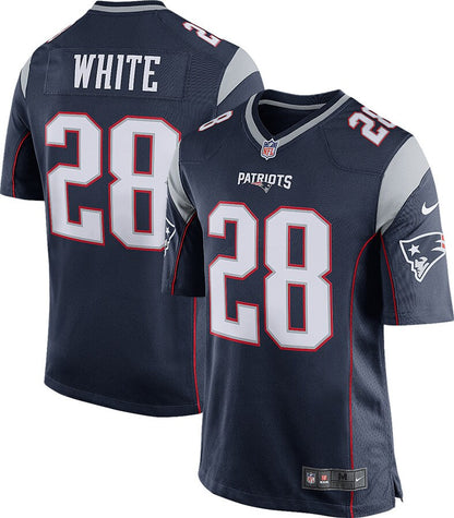 New England Patriots James NFL jersey front view