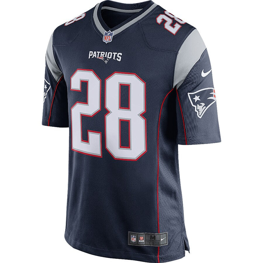 New England Patriots James NFL jersey front view