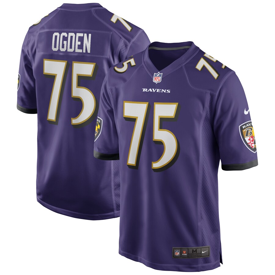 Baltimore Ravens Jonathan Ogden NFL jersey front view