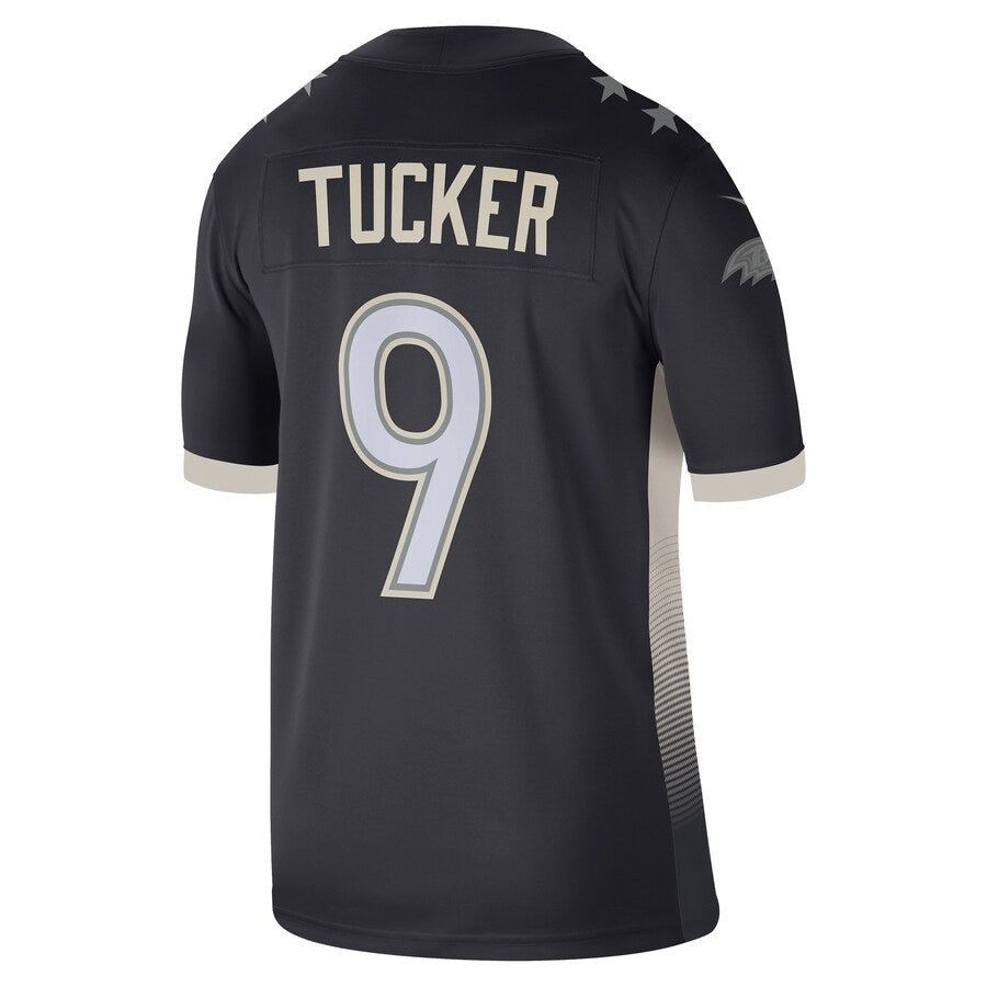 Justin Tucker Anthracite Afc Pro Bowl Game Jersey 3900 jersey front view