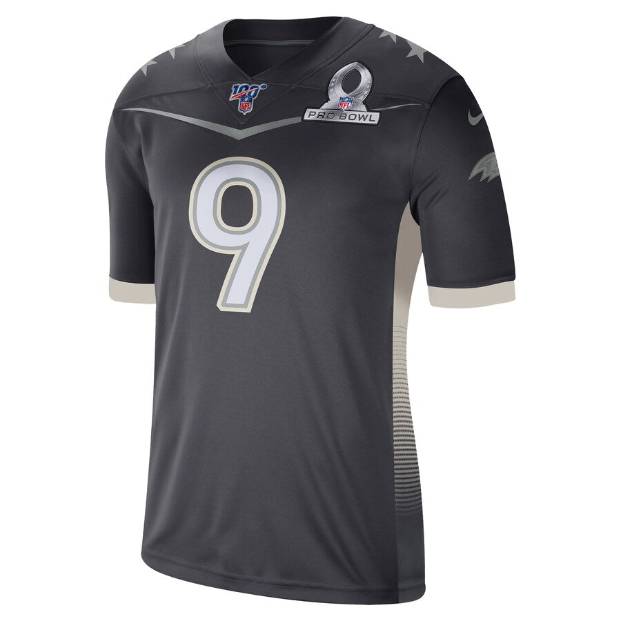 Justin Tucker Anthracite Afc Pro Bowl Game Jersey 3900 jersey front view