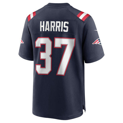 New England Patriots Damien Harris NFL jersey front view