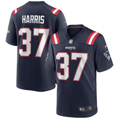 New England Patriots Damien Harris NFL jersey front view