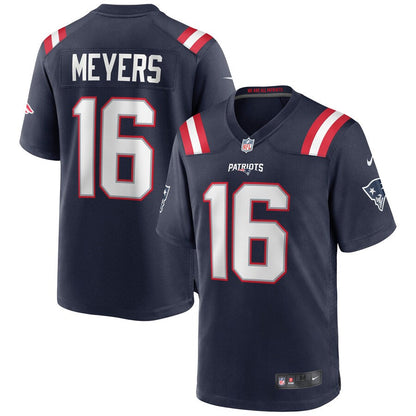 New England Patriots Jakobi Meyers NFL jersey front view